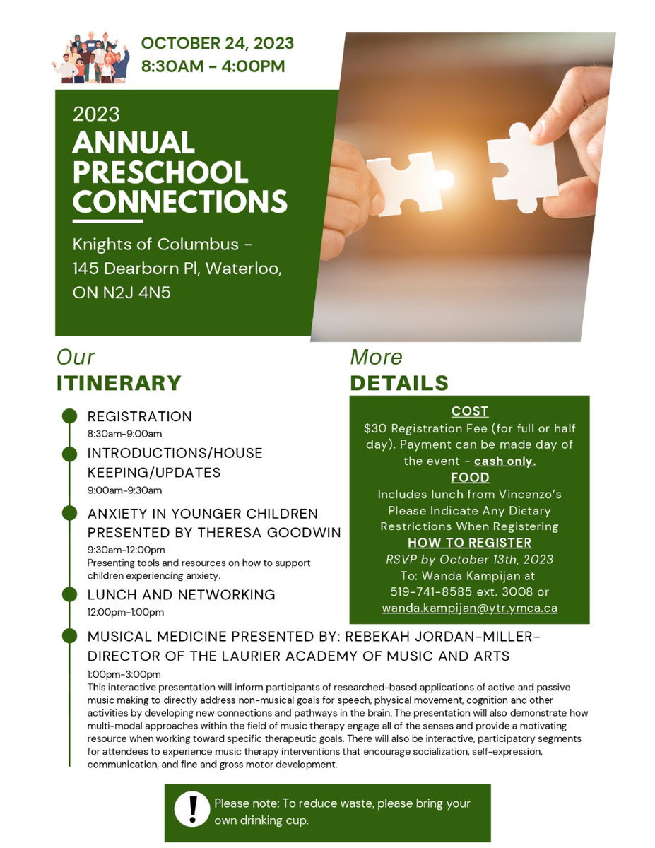Annual Preschool Connections Flyer